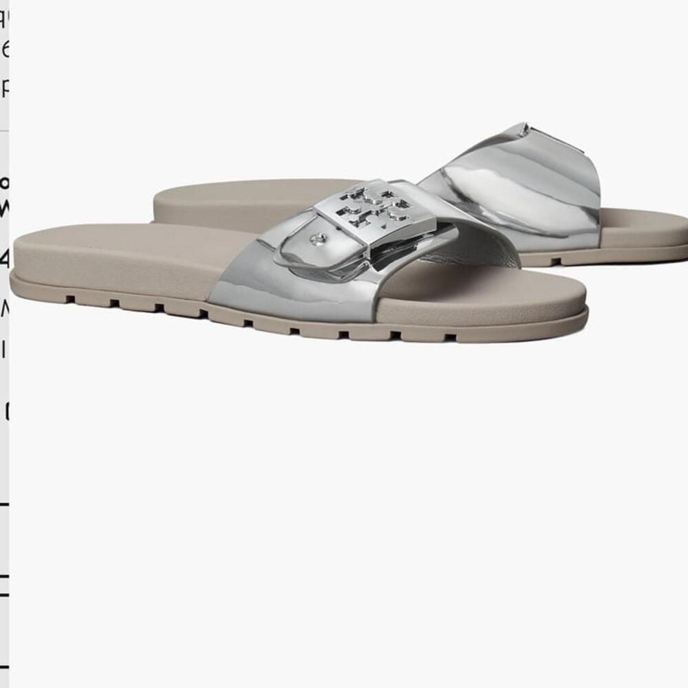 Tory Burch Buckle Slide Sandal - Picture 2 of 5